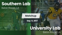 Matchup: Southern Lab vs. University Lab  2017