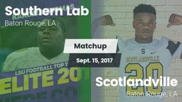 Matchup: Southern Lab vs. Scotlandville  2017