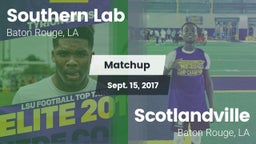 Matchup: Southern Lab vs. Scotlandville  2017