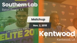 Matchup: Southern Lab vs. Kentwood  2018