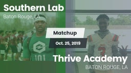 Matchup: Southern Lab vs. Thrive Academy 2019