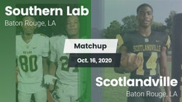 Matchup: Southern Lab vs. Scotlandville  2020