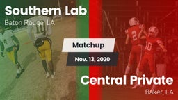 Matchup: Southern Lab vs. Central Private  2020