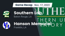 Recap: Southern Lab  vs. Hanson Memorial  2023