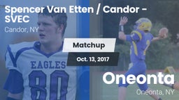 Matchup: Candor vs. Oneonta  2017