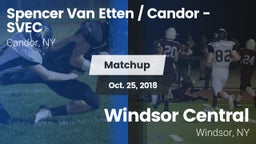 Matchup: Candor vs. Windsor Central  2018