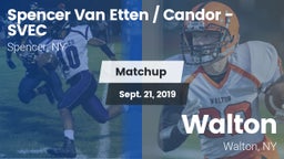 Matchup: Candor vs. Walton  2019