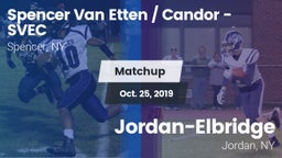 Matchup: Candor vs. Jordan-Elbridge  2019