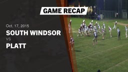 Recap: South Windsor  vs. Platt  2015