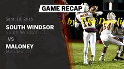 Recap: South Windsor  vs. Maloney  2016