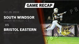 Recap: South Windsor  vs. Bristol Eastern  2016