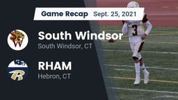 Recap: South Windsor  vs. RHAM  2021