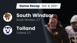 Recap: South Windsor  vs. Tolland  2021