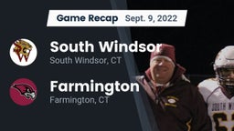 Recap: South Windsor  vs. Farmington  2022