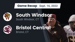 Recap: South Windsor  vs. Bristol Central  2022