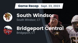 Recap: South Windsor  vs. Bridgeport Central  2023