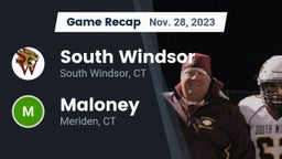Recap: South Windsor  vs. Maloney  2023