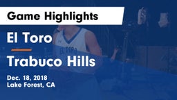 El Toro  vs Trabuco Hills  Game Highlights - Dec. 18, 2018