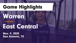 Warren  vs East Central  Game Highlights - Nov. 9, 2020