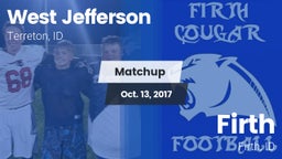 Matchup: West Jefferson vs. Firth  2017