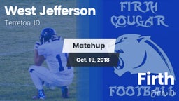 Matchup: West Jefferson vs. Firth  2018