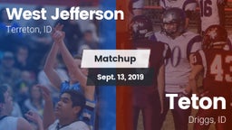 Matchup: West Jefferson vs. Teton  2019