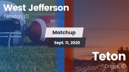 Matchup: West Jefferson vs. Teton  2020