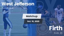Matchup: West Jefferson vs. Firth  2020