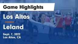 Los Altos  vs Leland  Game Highlights - Sept. 7, 2022
