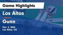 Los Altos  vs Gunn  Game Highlights - Oct. 3, 2023