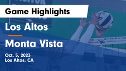 Los Altos  vs Monta Vista  Game Highlights - Oct. 5, 2023