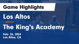 Los Altos  vs The King's Academy  Game Highlights - Feb. 26, 2024