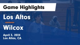 Los Altos  vs Wilcox  Game Highlights - April 3, 2024