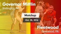Matchup: Governor Mifflin vs. Fleetwood  2016