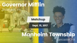 Matchup: Governor Mifflin vs. Manheim Township  2017