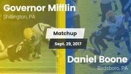 Matchup: Governor Mifflin vs. Daniel Boone  2017