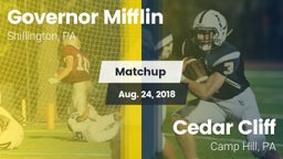 Matchup: Governor Mifflin vs. Cedar Cliff  2018