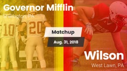 Matchup: Governor Mifflin vs. Wilson  2018