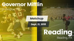 Matchup: Governor Mifflin vs. Reading  2018