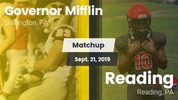 Matchup: Governor Mifflin vs. Reading  2019