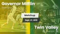 Matchup: Governor Mifflin vs. Twin Valley  2019
