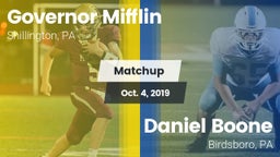 Matchup: Governor Mifflin vs. Daniel Boone  2019