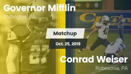 Matchup: Governor Mifflin vs. Conrad Weiser  2019