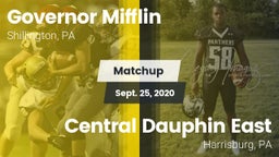 Matchup: Governor Mifflin vs. Central Dauphin East  2020