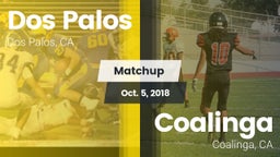 Matchup: Dos Palos vs. Coalinga  2018
