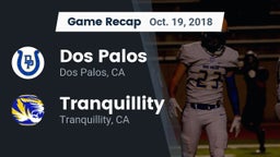 Recap: Dos Palos  vs. Tranquillity  2018