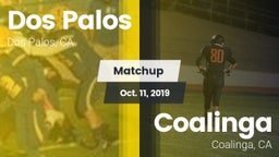 Matchup: Dos Palos vs. Coalinga  2019