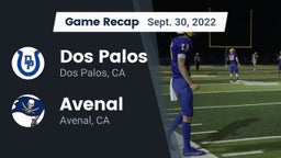 Recap: Dos Palos  vs. Avenal  2022