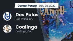 Recap: Dos Palos  vs. Coalinga  2022