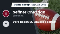 Recap: Seffner Christian  vs. Vero Beach St. Edward's School 2018